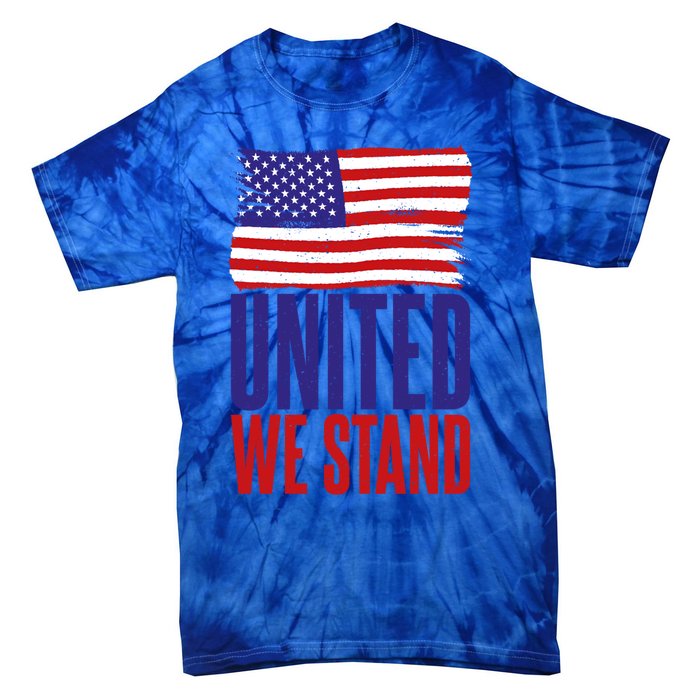 4th July United We Stand Memorial Day Cute Gift Tie-Dye T-Shirt