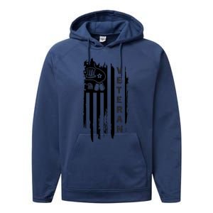 4Th July Veteran Independence Day Veterans Performance Fleece Hoodie