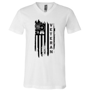 4Th July Veteran Independence Day Veterans V-Neck T-Shirt