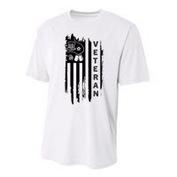 4Th July Veteran Independence Day Veterans Performance Sprint T-Shirt