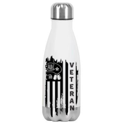 4Th July Veteran Independence Day Veterans Stainless Steel Insulated Water Bottle