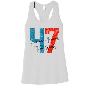 47 Kamala Harris Tim Walz Harris Waltz 2024 Women's Racerback Tank