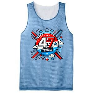 47 Kamala Harris Mesh Reversible Basketball Jersey Tank