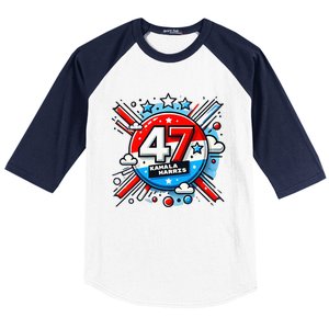 47 Kamala Harris Baseball Sleeve Shirt