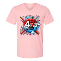 47 Kamala Harris V-Neck T-Shirt