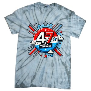 47 Kamala Harris Tie-Dye T-Shirt