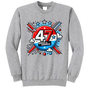 47 Kamala Harris Tall Sweatshirt