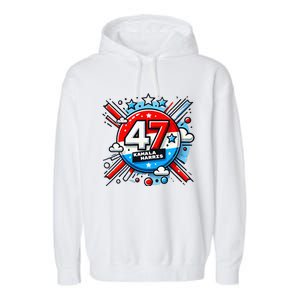 47 Kamala Harris Garment-Dyed Fleece Hoodie