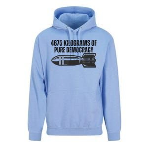 4670 Kilograms Of Pure Democracy Apparel  Unisex Surf Hoodie