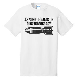 4670 Kilograms Of Pure Democracy Apparel  Tall T-Shirt