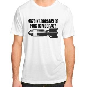 4670 Kilograms Of Pure Democracy Apparel  Adult ChromaSoft Performance T-Shirt