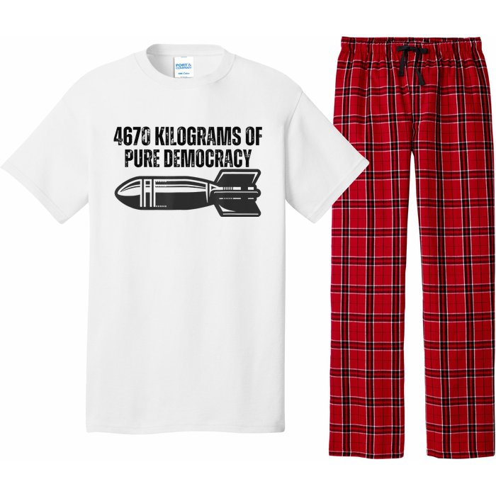 4670 Kilograms Of Pure Democracy Apparel  Pajama Set