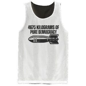 4670 Kilograms Of Pure Democracy Apparel  Mesh Reversible Basketball Jersey Tank