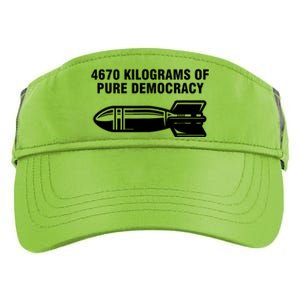 4670 Kilograms Of Pure Democracy Adult Drive Performance Visor