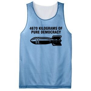 4670 Kilograms Of Pure Democracy Mesh Reversible Basketball Jersey Tank