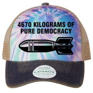 4670 Kilograms Of Pure Democracy Legacy Tie Dye Trucker Hat