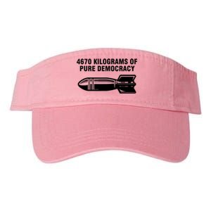 4670 Kilograms Of Pure Democracy Valucap Bio-Washed Visor