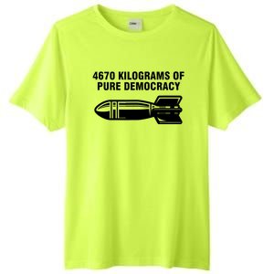 4670 Kilograms Of Pure Democracy Tall Fusion ChromaSoft Performance T-Shirt