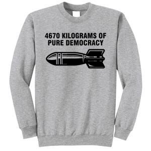 4670 Kilograms Of Pure Democracy Sweatshirt