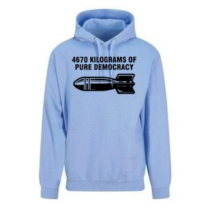 4670 Kilograms Of Pure Democracy Unisex Surf Hoodie