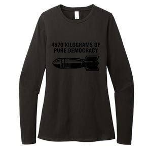 4670 Kilograms Of Pure Democracy Womens CVC Long Sleeve Shirt