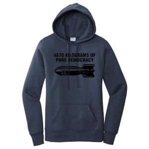 4670 Kilograms Of Pure Democracy Women's Pullover Hoodie