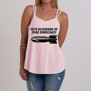 4670 Kilograms Of Pure Democracy Women's Strappy Tank