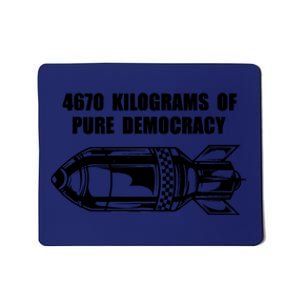 4670 Kilograms Of Pure Democracy Mousepad