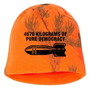 4670 Kilograms Of Pure Democracy Kati - Camo Knit Beanie