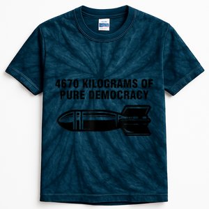 4670 Kilograms Of Pure Democracy Kids Tie-Dye T-Shirt