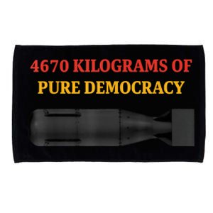 4670 Kilograms Of Pure Democracy Apparel Microfiber Hand Towel