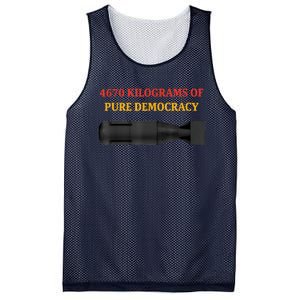 4670 Kilograms Of Pure Democracy Apparel Mesh Reversible Basketball Jersey Tank