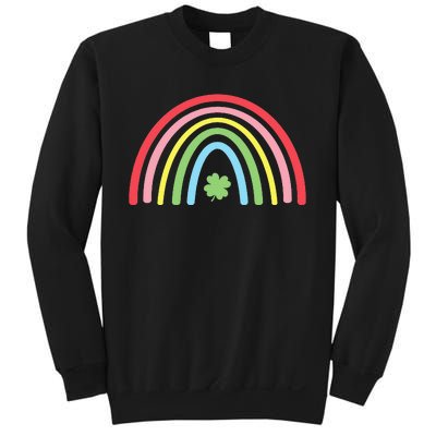 4 Leaf Clover Rainbow St Patricks Day Green Sweatshirt