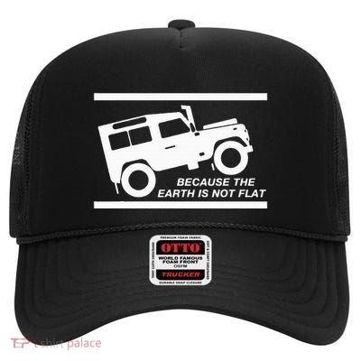 4x4 Land Earth Rover High Crown Mesh Back Trucker Hat