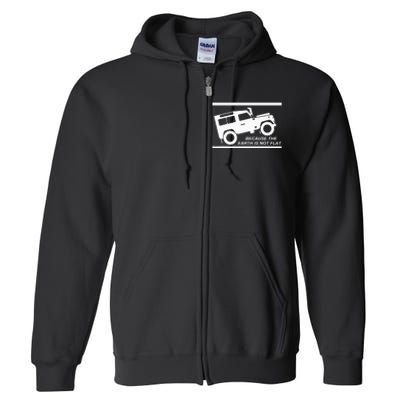 4x4 Land Earth Rover Full Zip Hoodie