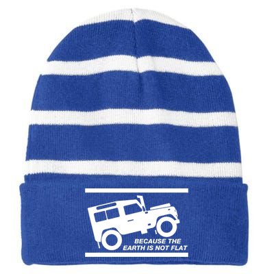 4x4 Land Earth Rover Cool Gift Striped Beanie with Solid Band