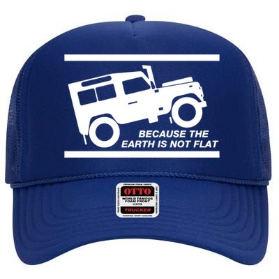 4x4 Land Earth Rover Cool Gift High Crown Mesh Back Trucker Hat