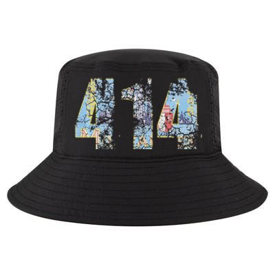 414 Milwaukee Flag Wisconsin Men Women Kids Cool Comfort Performance Bucket Hat