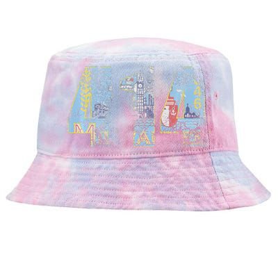 414 Milwaukee Flag Wisconsin Men Women Kids Tie-Dyed Bucket Hat