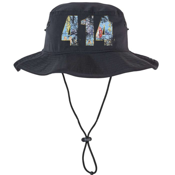 414 Milwaukee Flag Wisconsin Legacy Cool Fit Booney Bucket Hat