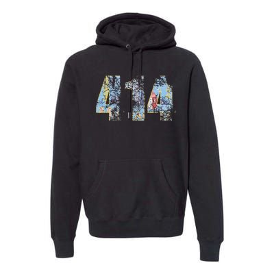 414 Milwaukee Flag Wisconsin Premium Hoodie