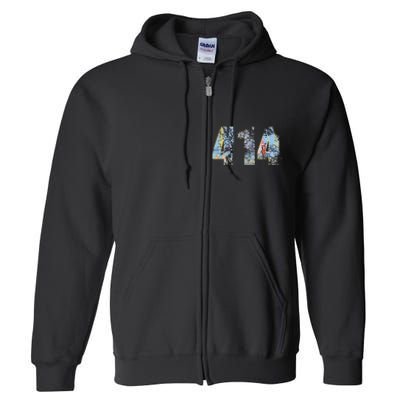 414 Milwaukee Flag Wisconsin Full Zip Hoodie