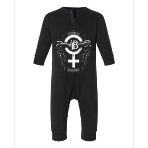 4b Movement Strength Resilience Unity Stand Together Infant Fleece One Piece