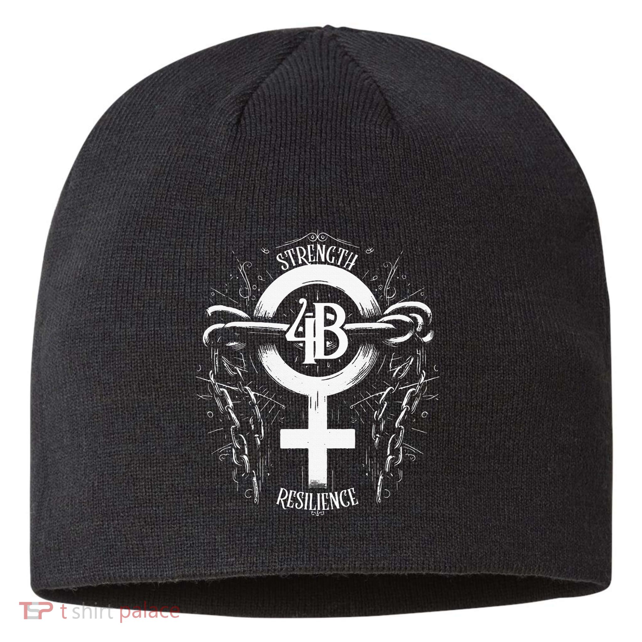 4b Movement Strength Resilience Unity Stand Together Sustainable Beanie
