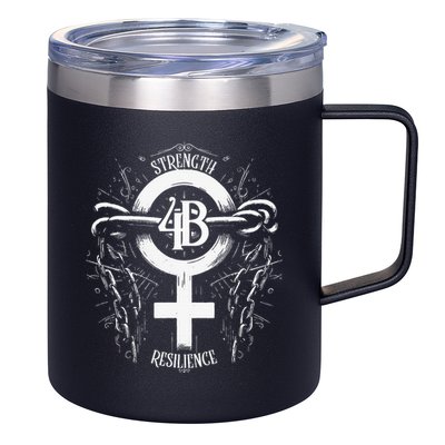 4b Movement Strength Resilience Unity Stand Together 12oz Stainless Steel Coffee Mug