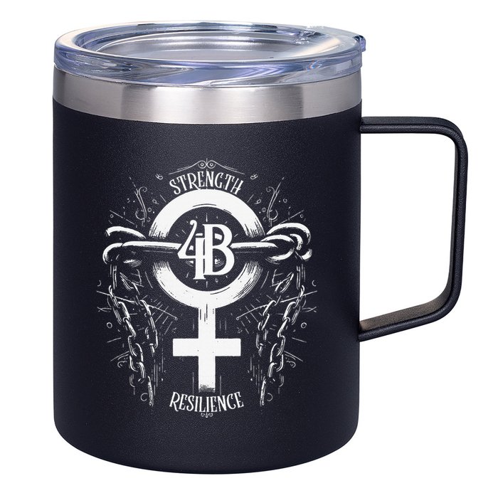 4b Movement Strength Resilience Unity Stand Together 12oz Stainless Steel Coffee Mug