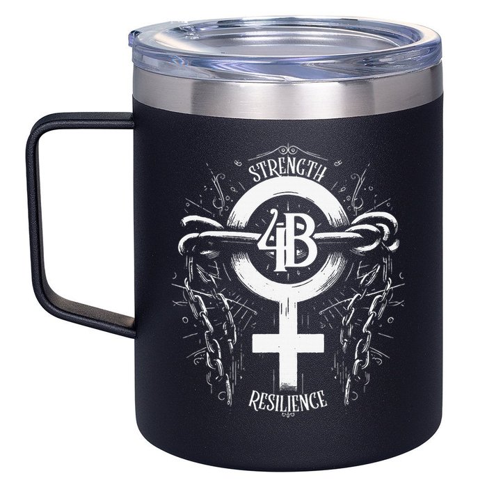 4b Movement Strength Resilience Unity Stand Together 12oz Stainless Steel Coffee Mug