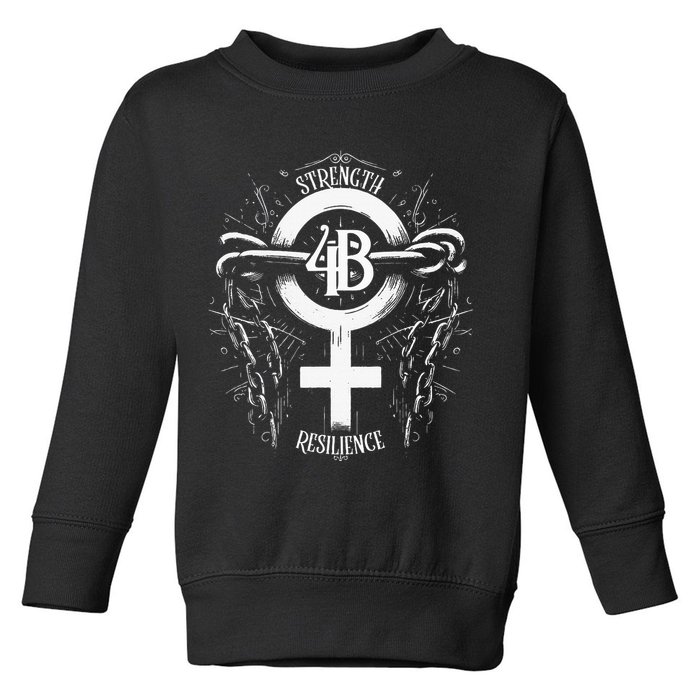 4b Movement Strength Resilience Unity Stand Together Toddler Sweatshirt