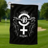 4b Movement Strength Resilience Unity Stand Together Golf Towel