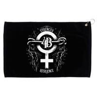 4b Movement Strength Resilience Unity Stand Together Grommeted Golf Towel